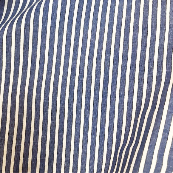 10 Crosby Derek Lam Striped Lace Up Button Up - Picture 8 of 8